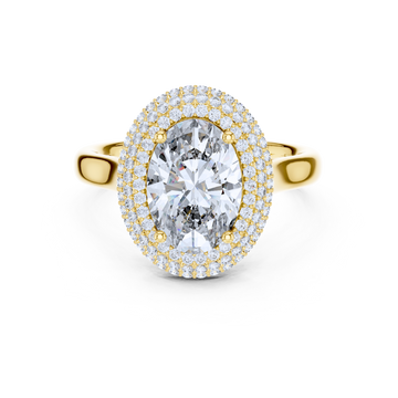 Imperial Halo Oval Ring
