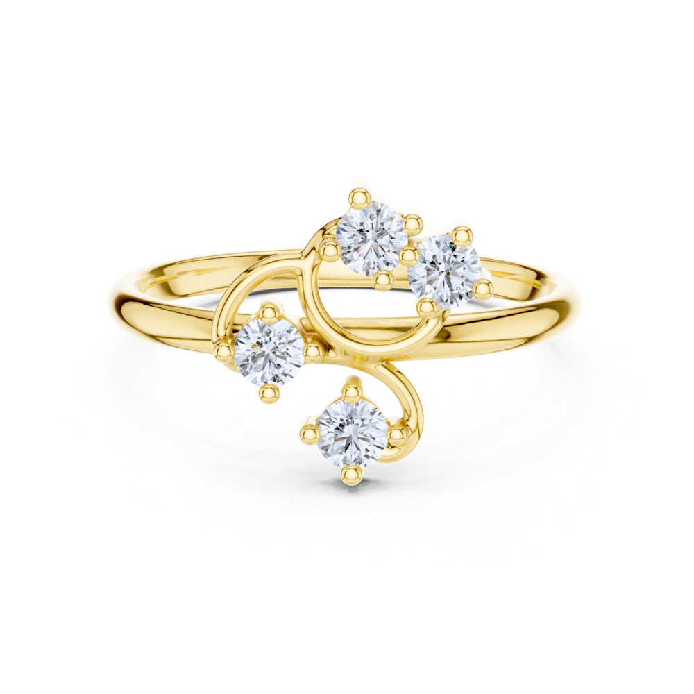 Celestial Vine Diamond Ring