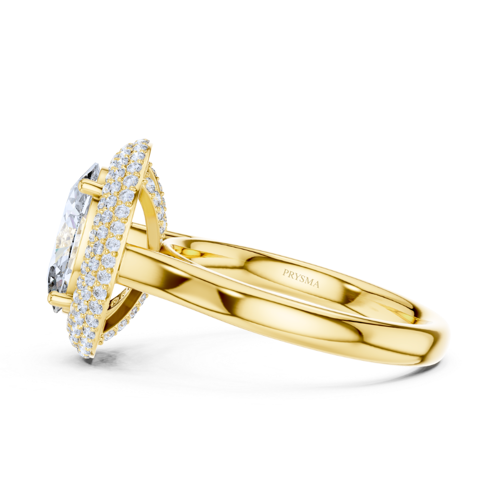 Imperial Halo Oval Ring