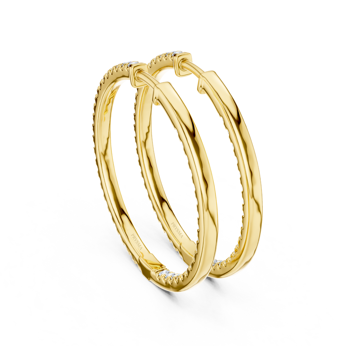 Eternal Elegance Diamond Hoop Earrings