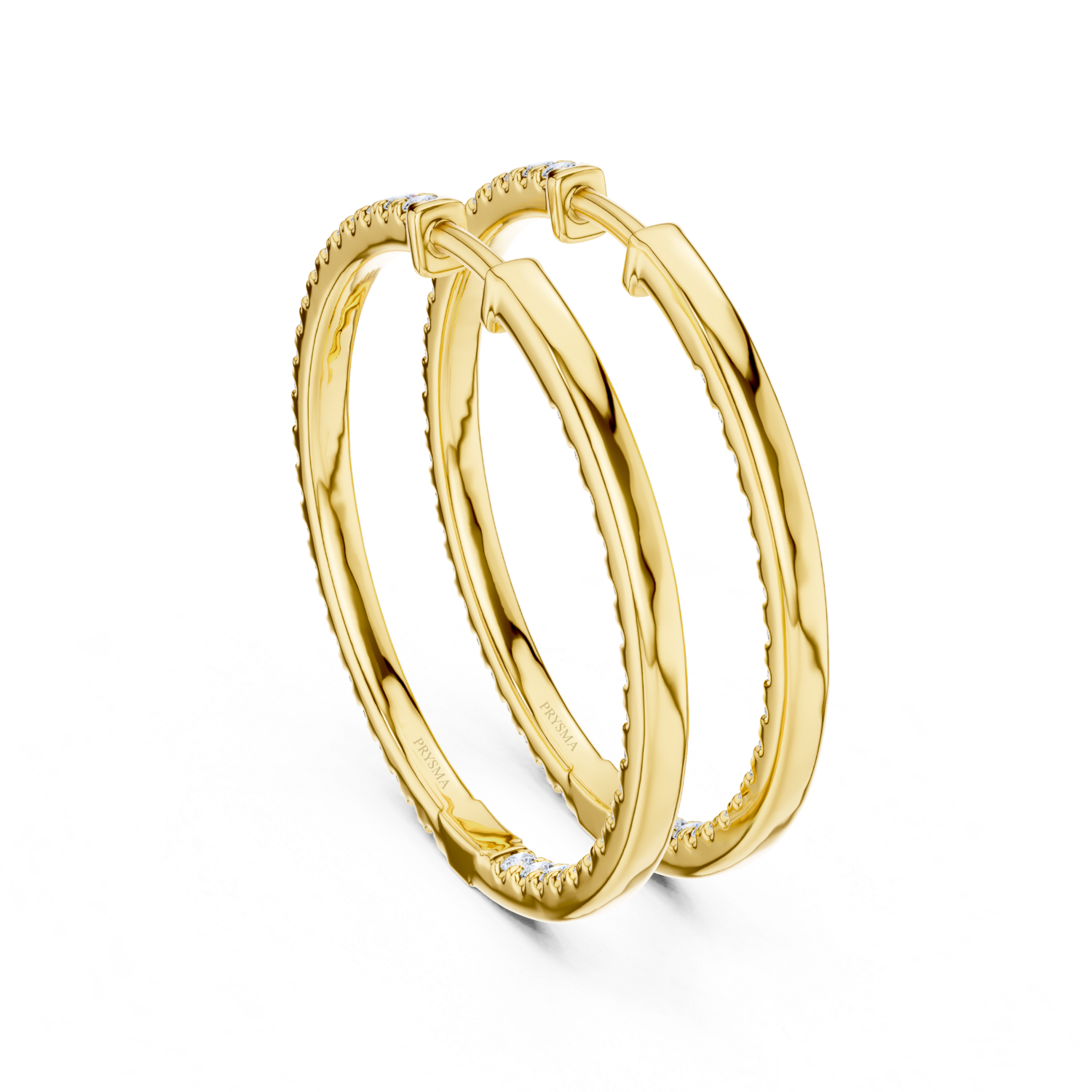 Eternal Elegance Diamond Hoop Earrings