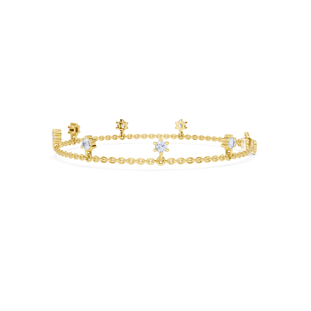 Stella Chain Diamond Bracelet