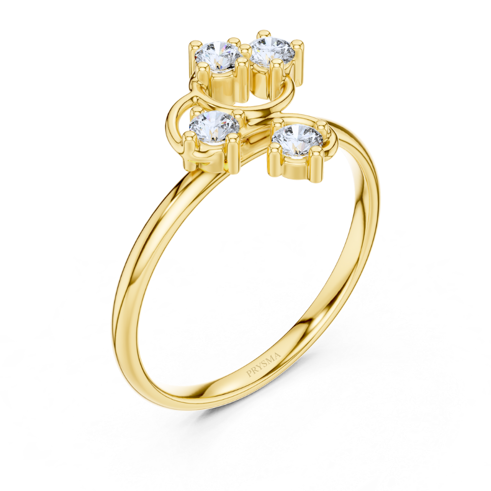 Celestial Vine Diamond Ring