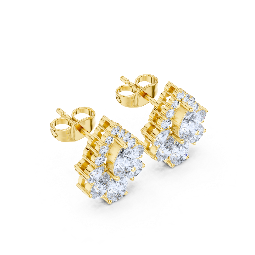 Celestial Cascade Diamond Earrings