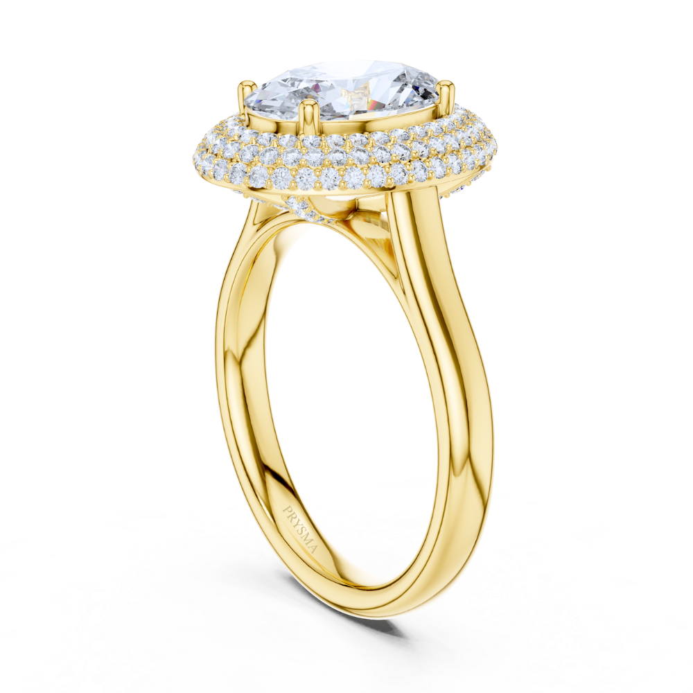 Imperial Halo Oval Ring