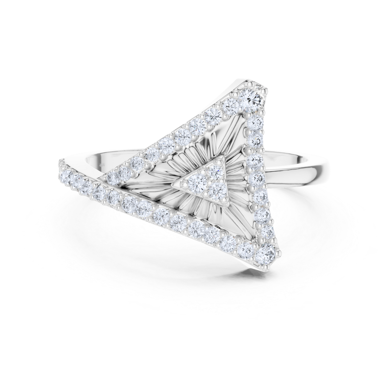 Radiant Arrow Diamond Ring