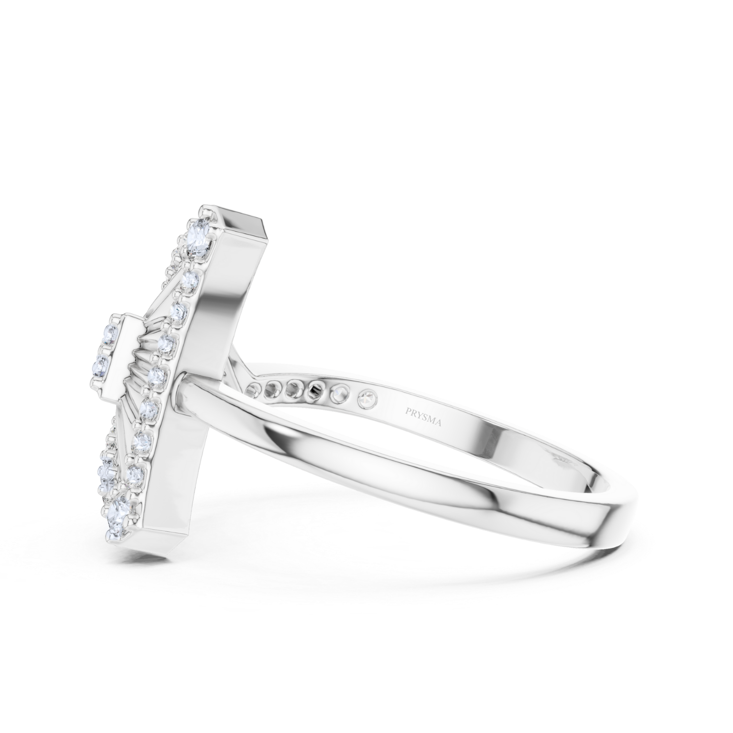 Radiant Arrow Diamond Ring