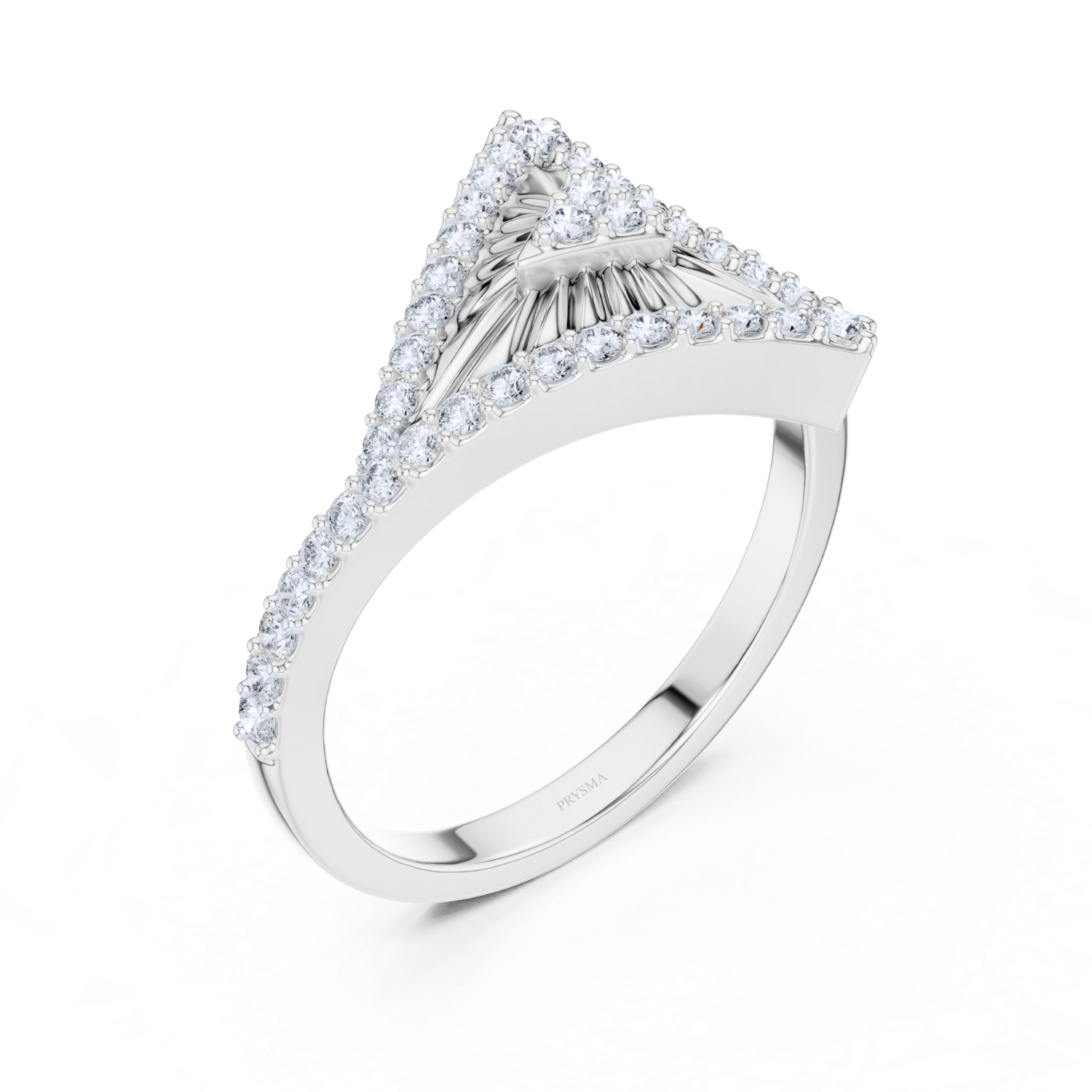 Radiant Arrow Diamond Ring