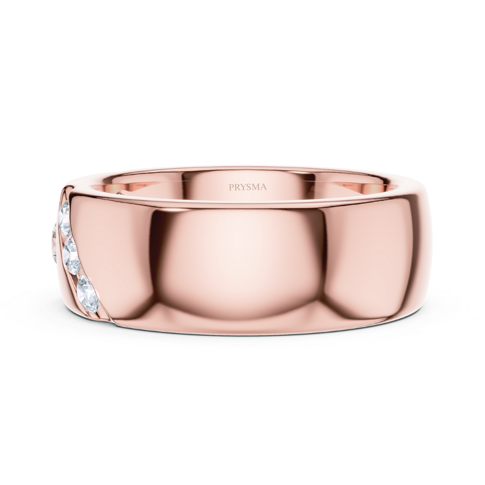 Orion Diagonal Diamond Accent Ring