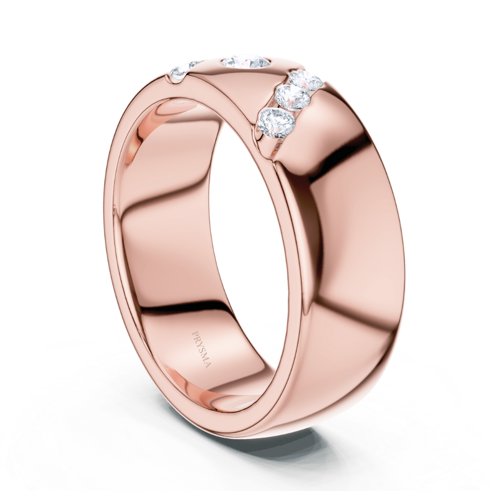 Orion Diagonal Diamond Accent Ring
