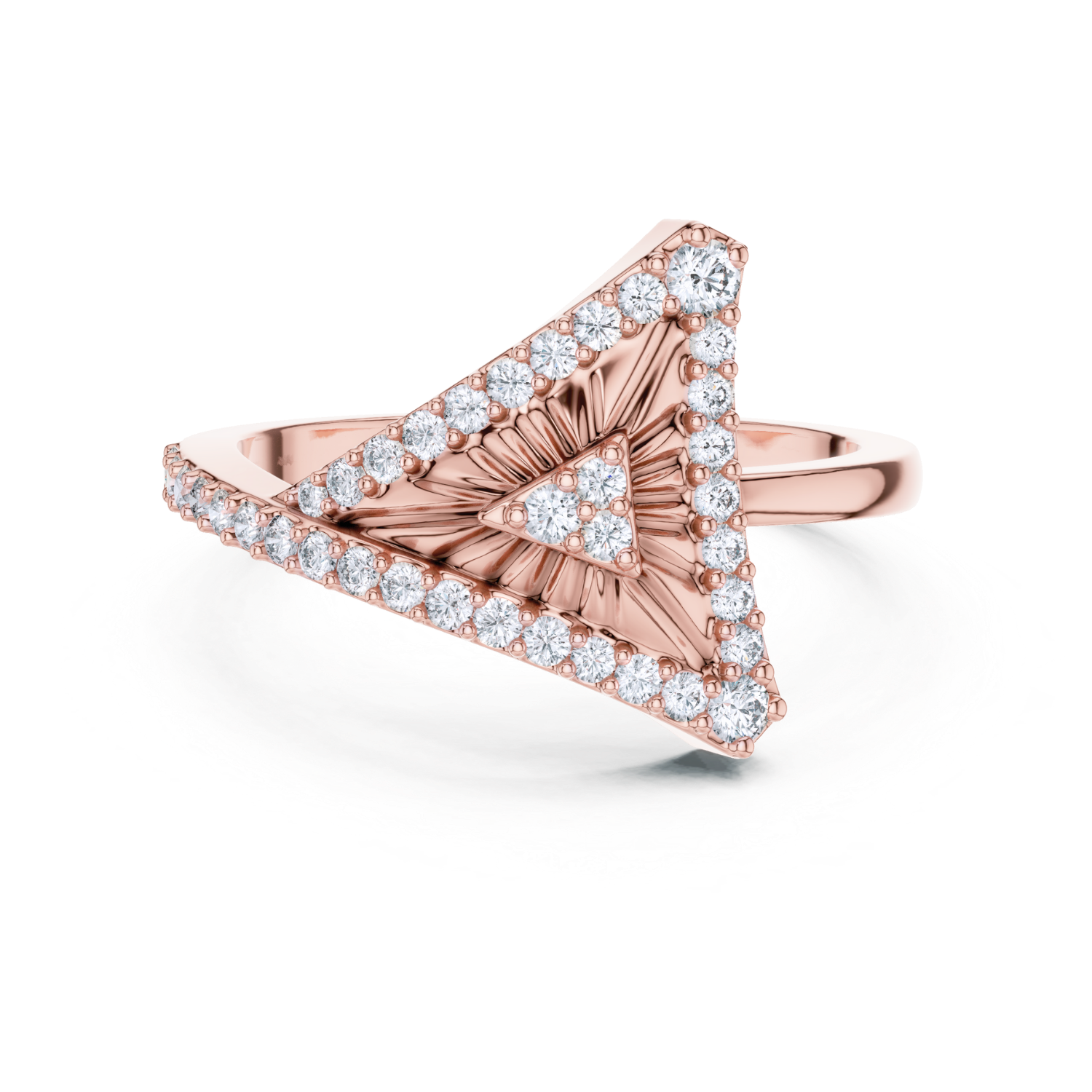 Radiant Arrow Diamond Ring