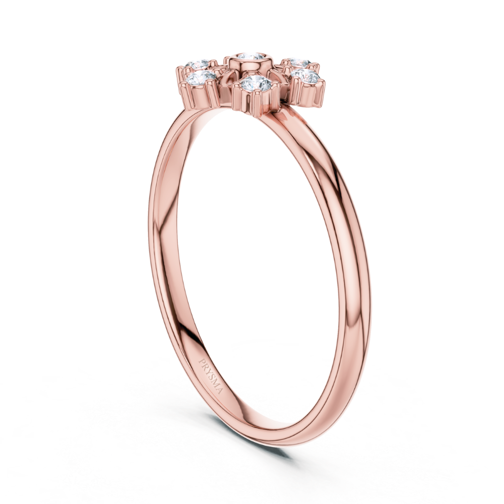 Ethereal Bloom Mandala Diamond Ring