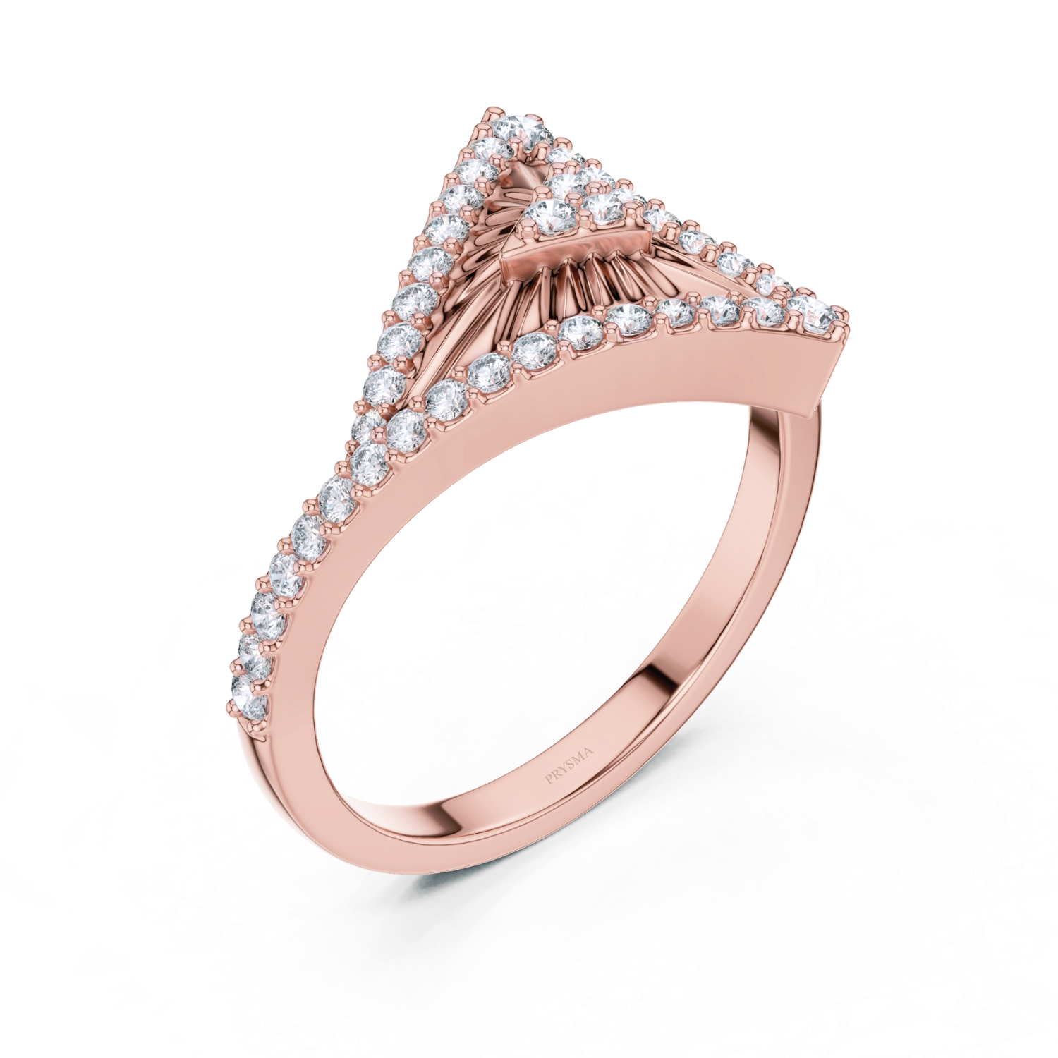Radiant Arrow Diamond Ring