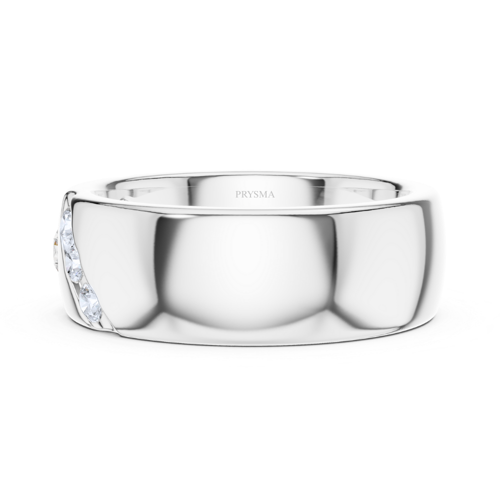 Orion Diagonal Diamond Accent Ring