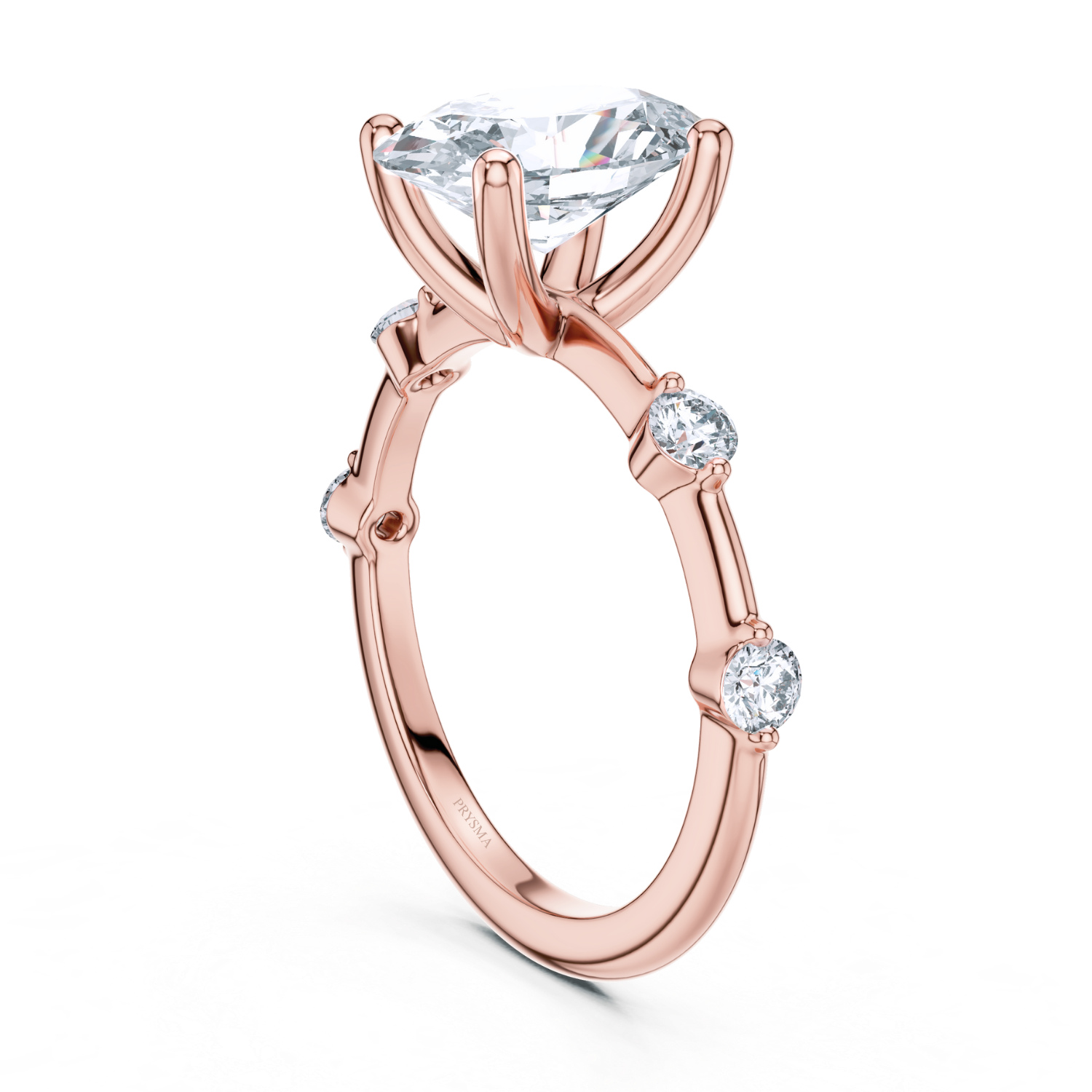 Celestial Elegance Oval Diamond Ring