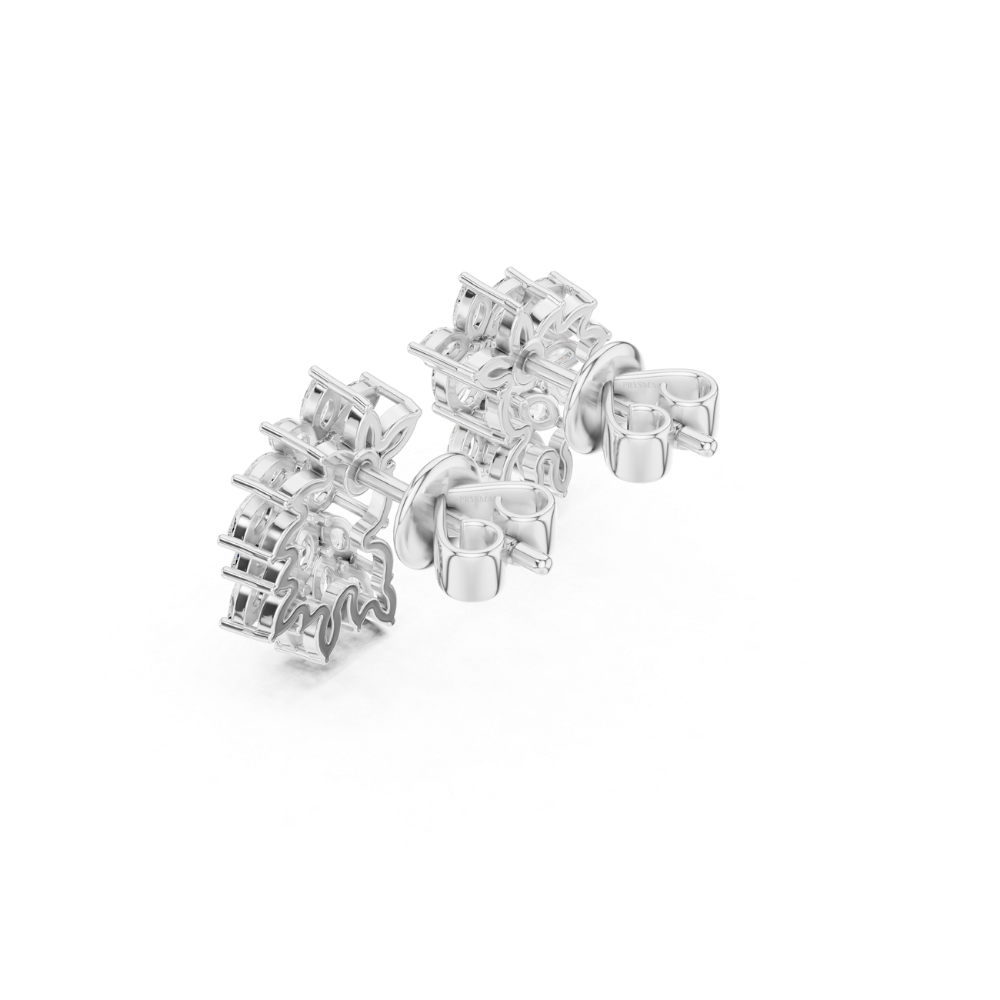 Radiant Bloom Cluster Earrings