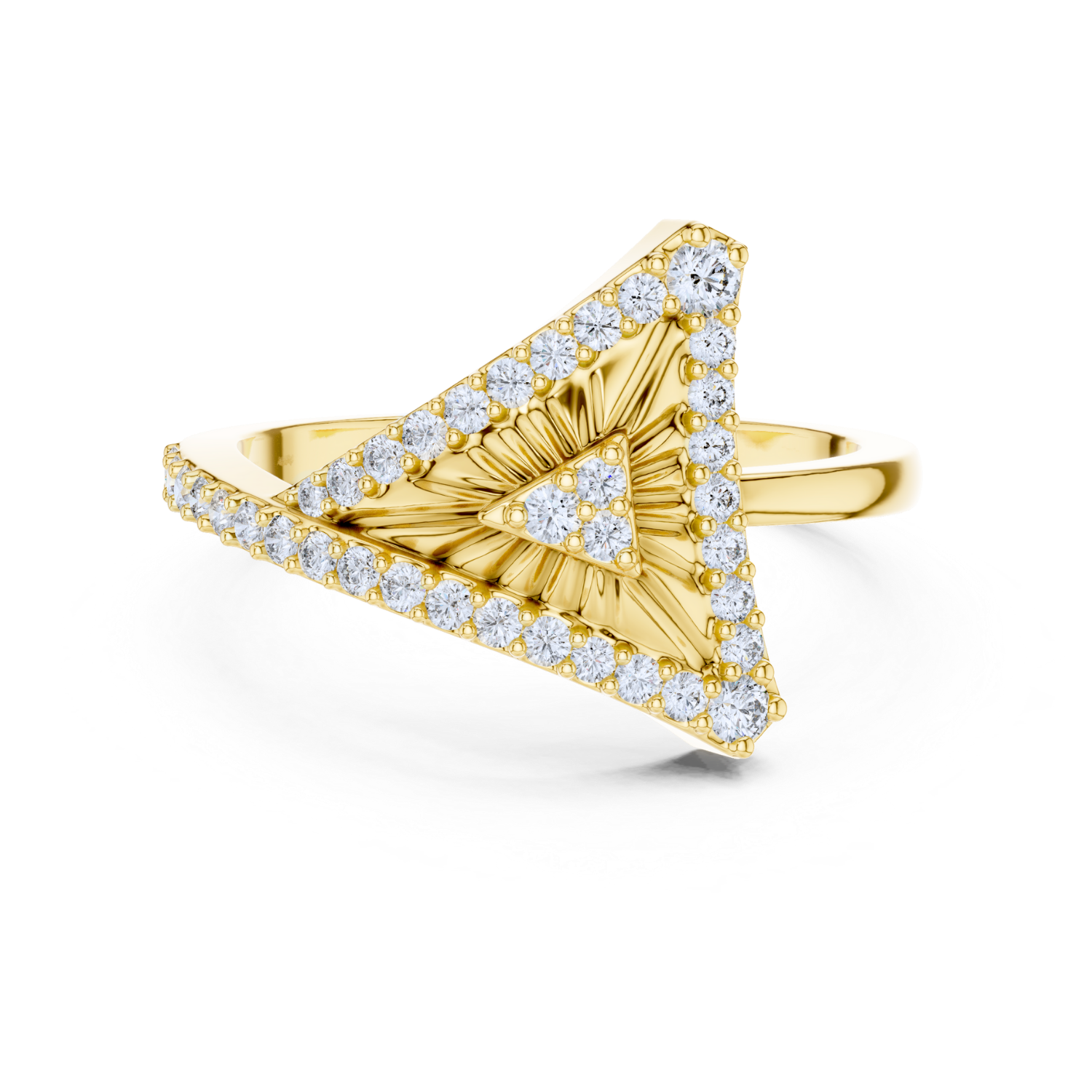Radiant Arrow Diamond Ring