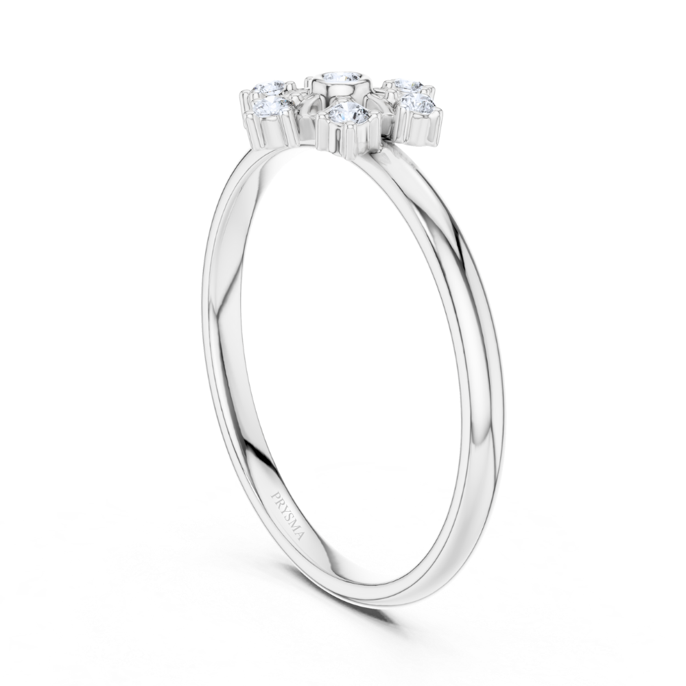 Ethereal Bloom Mandala Diamond Ring
