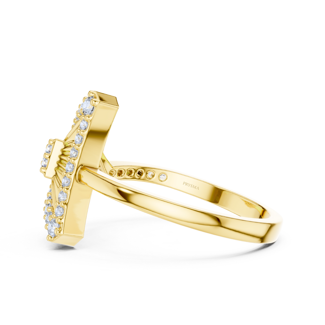 Radiant Arrow Diamond Ring
