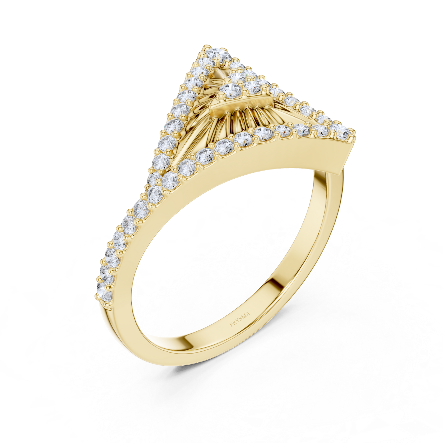Radiant Arrow Diamond Ring