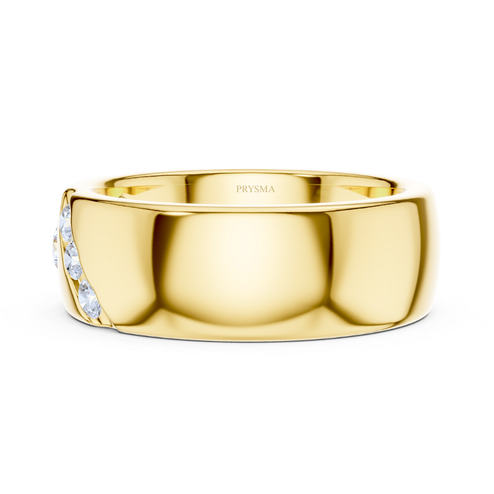 Orion Diagonal Diamond Accent Ring