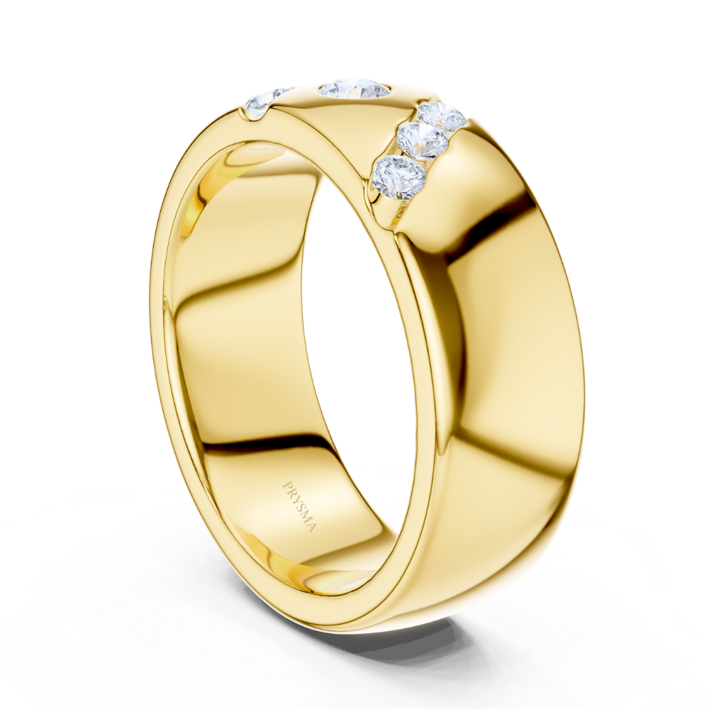 Orion Diagonal Diamond Accent Ring