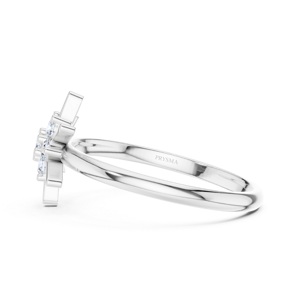 Aurora Starburst Diamond Ring