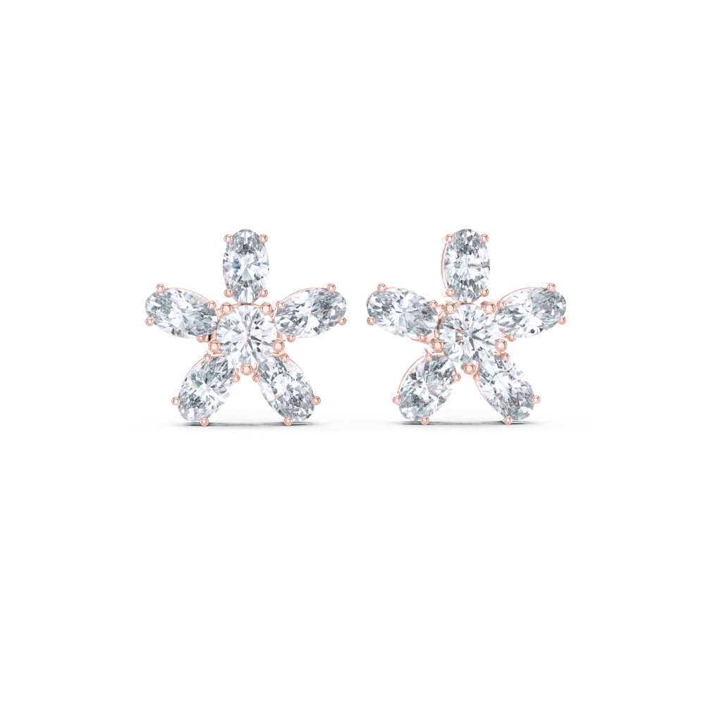 Petal Radiance Diamond Studs