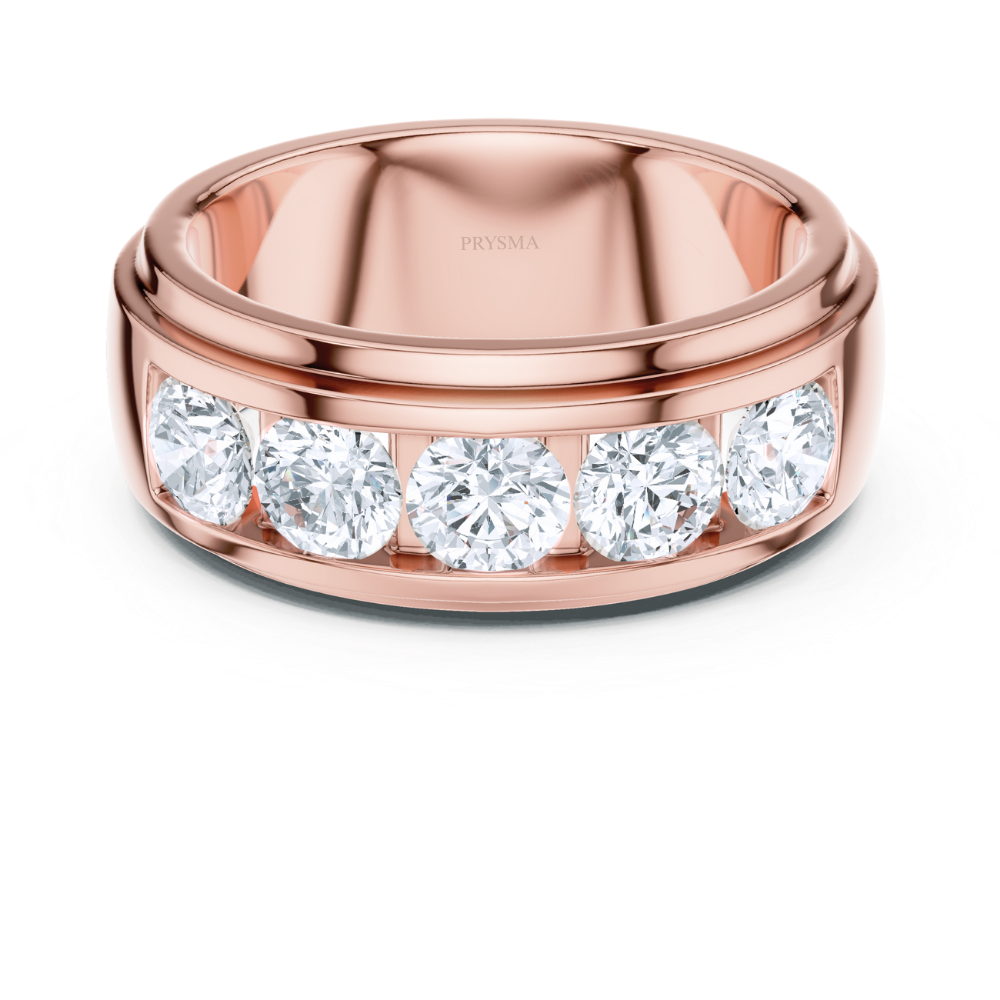 Imperial Channel-Set Diamond Ring