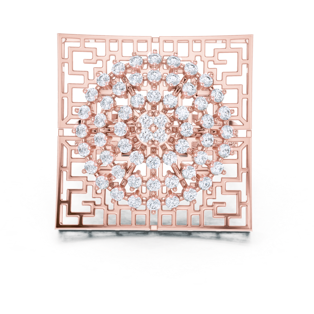Majestic Mandala Statement Ring
