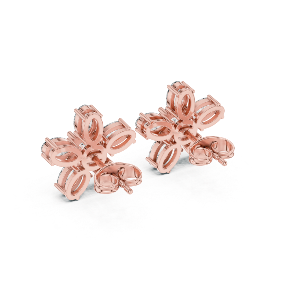 Petal Radiance Diamond Studs