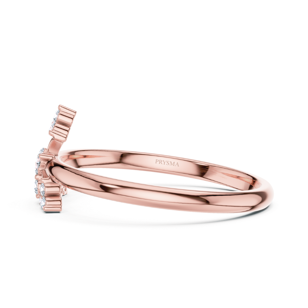 Regal Radiance Fleur Diamond Ring