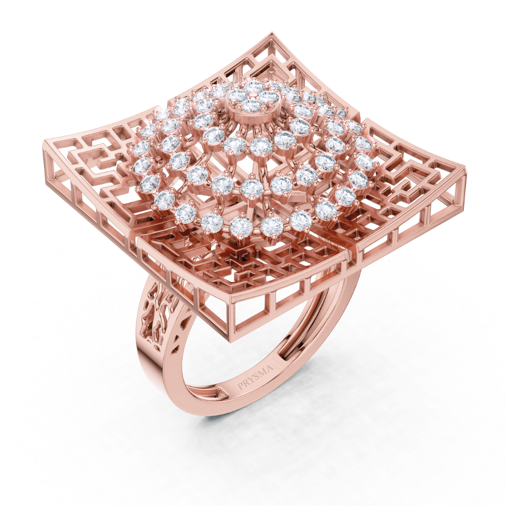 Majestic Mandala Statement Ring