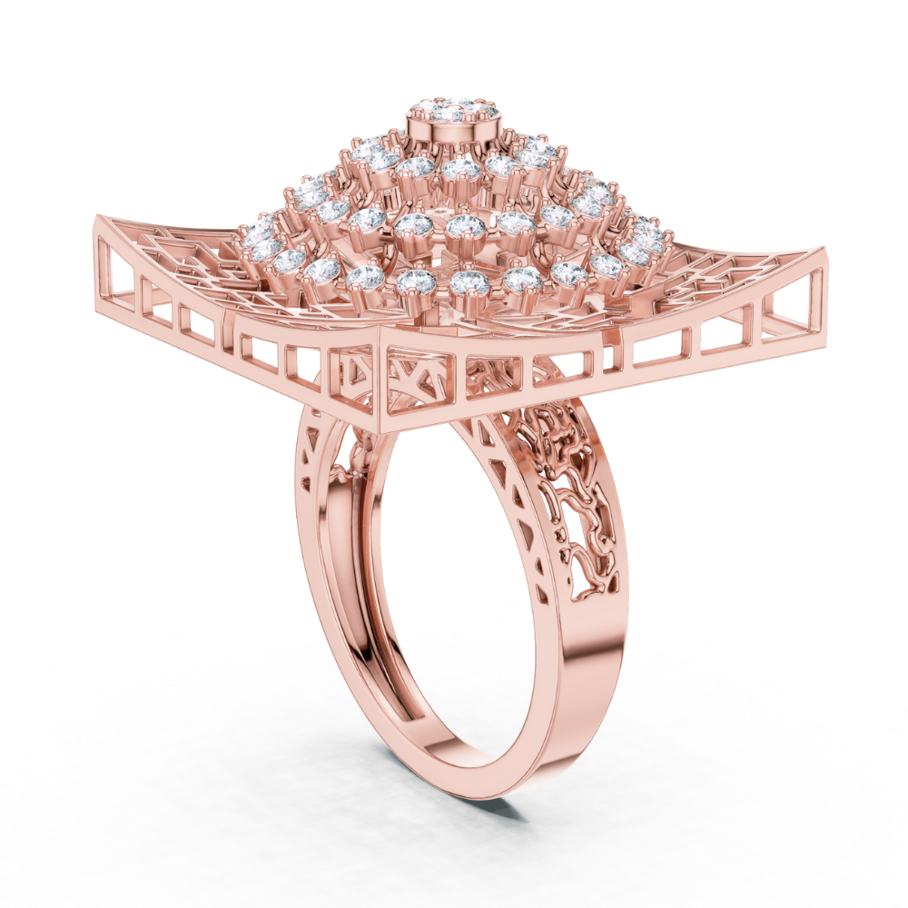 Majestic Mandala Statement Ring