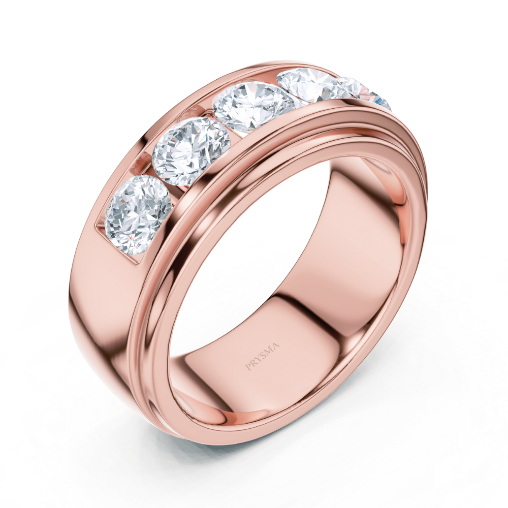 Imperial Channel-Set Diamond Ring