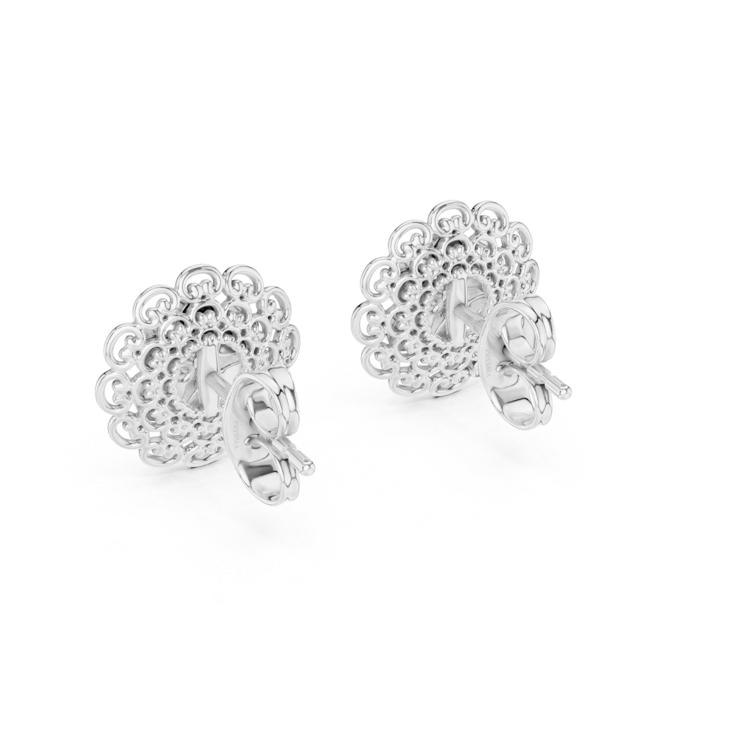 Vintage Floral Filigree Earrings