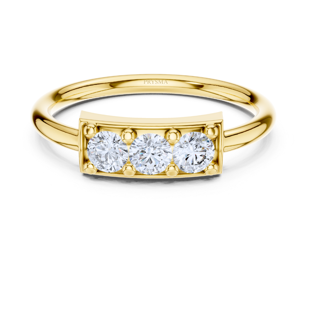 Triad Brilliance Bar Ring