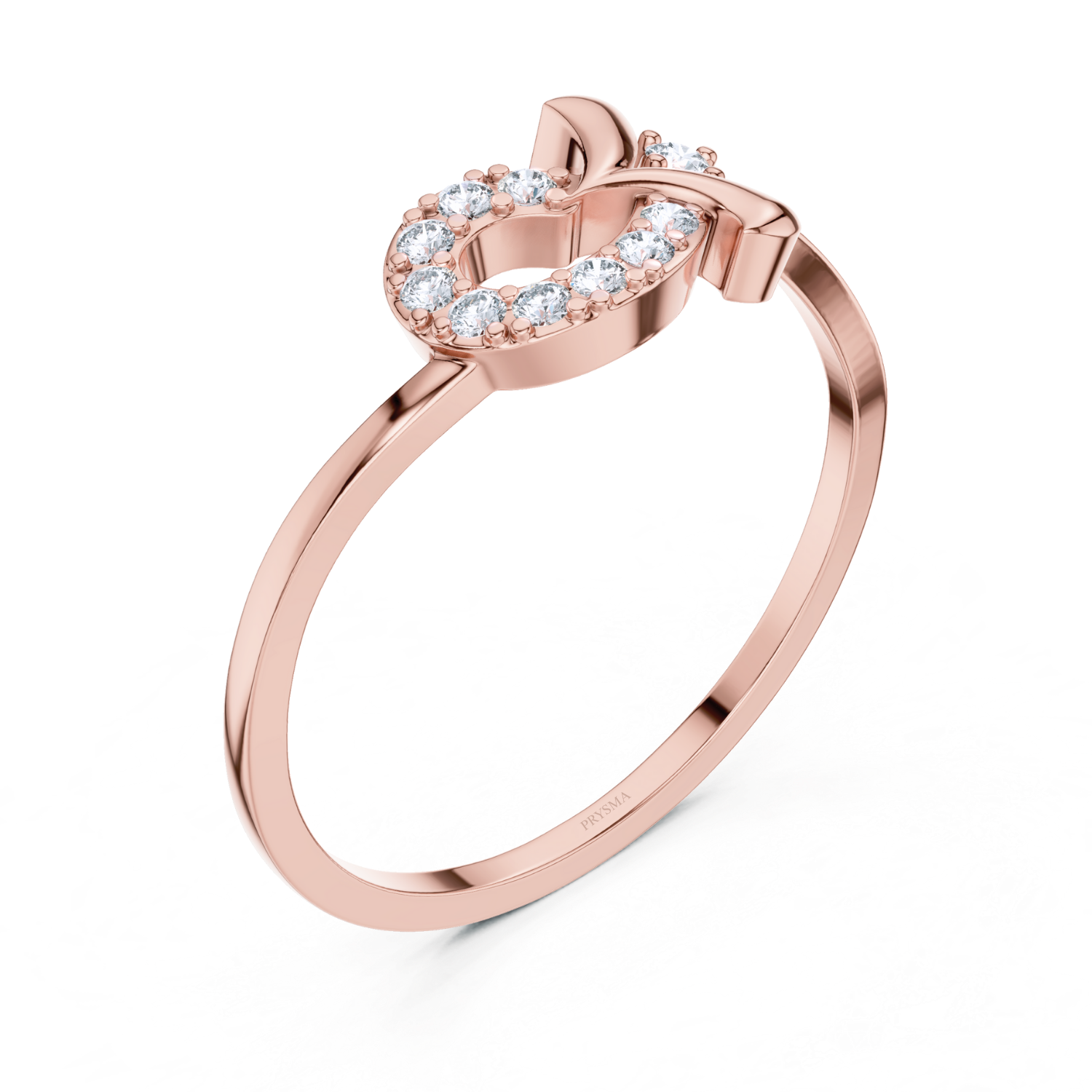 Graceful Bow Diamond Ring