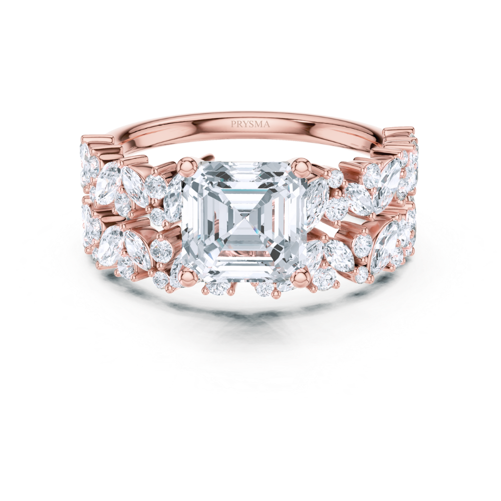 Imperial Grace Emerald Cut Diamond Ring