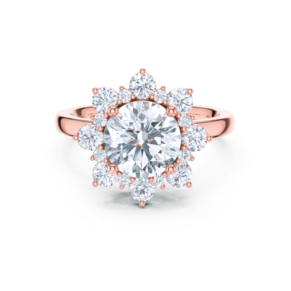 Solara Round Bloom Ring