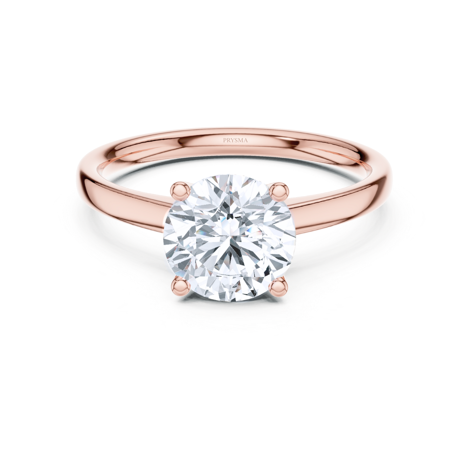 Four-Prong Solitaire Ring