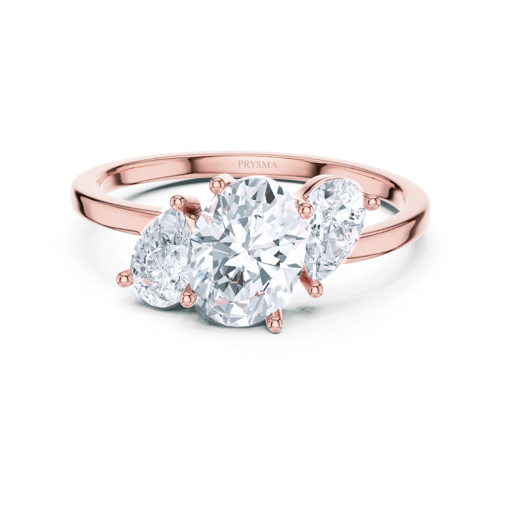Oval Harmony Trio Ring