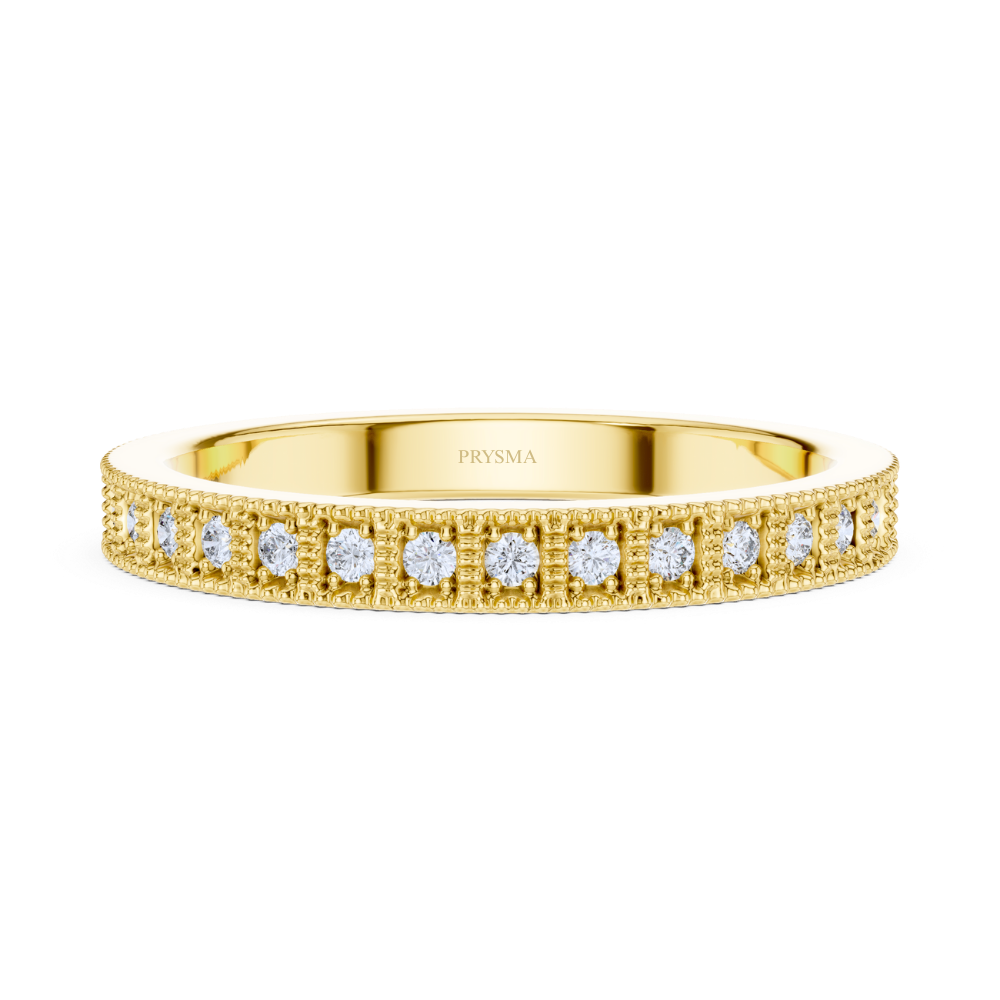 Vintage Milgrain Elegance Ring