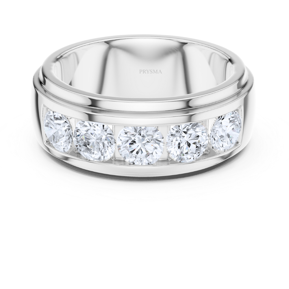 Imperial Channel-Set Diamond Ring