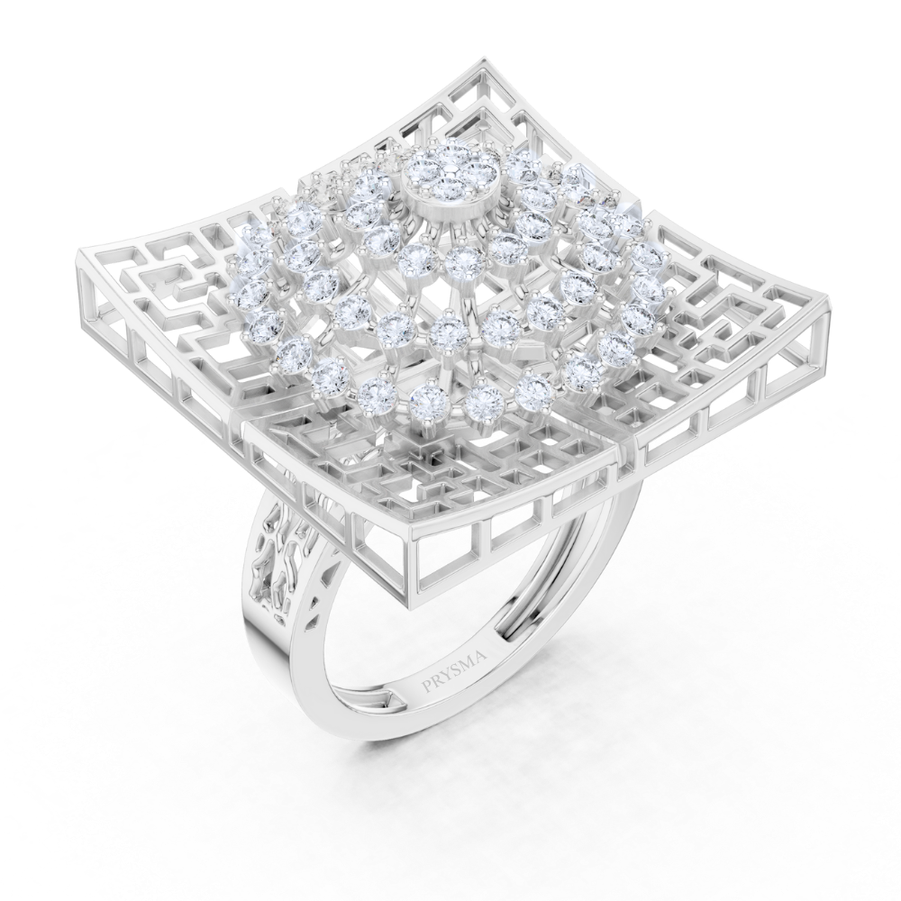 Majestic Mandala Statement Ring