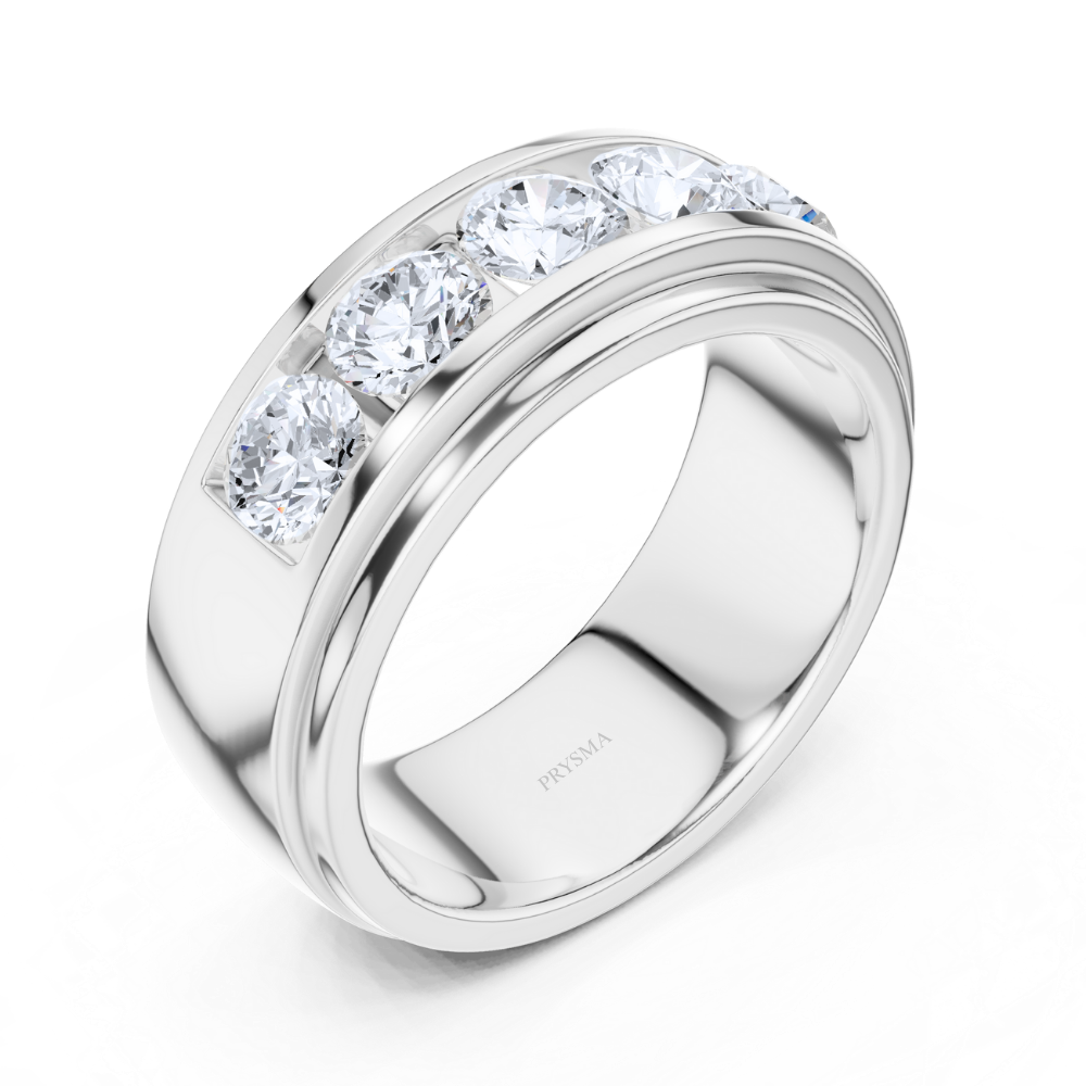 Imperial Channel-Set Diamond Ring