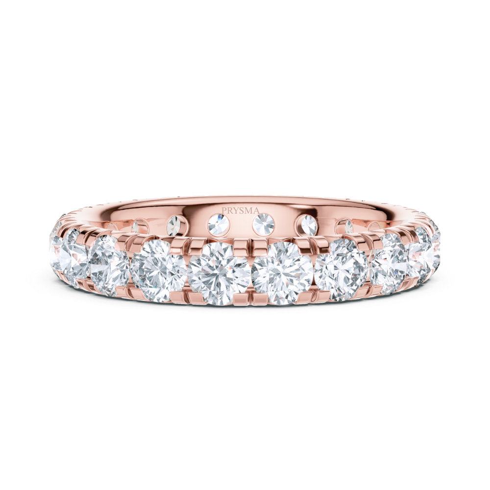 Eternal Brilliance Round Cut Eternity Ring