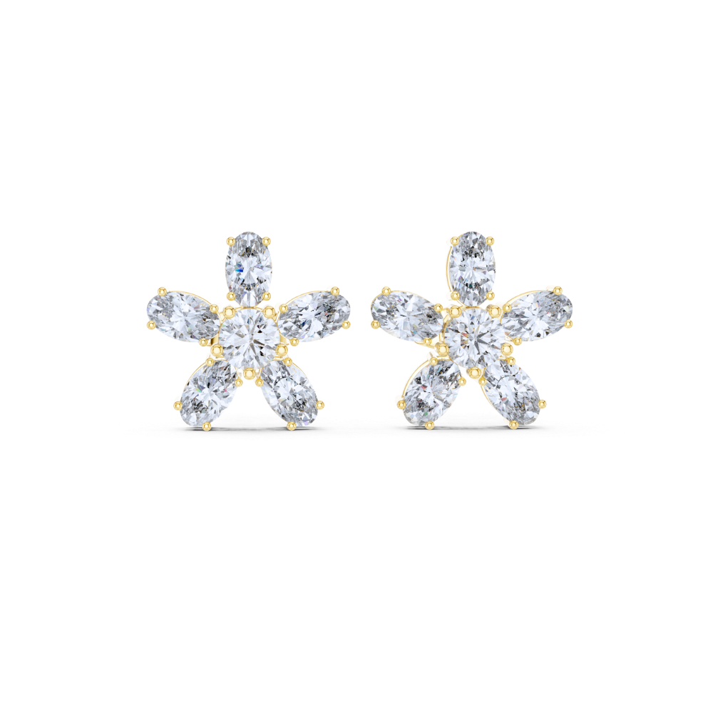 Petal Radiance Diamond Studs