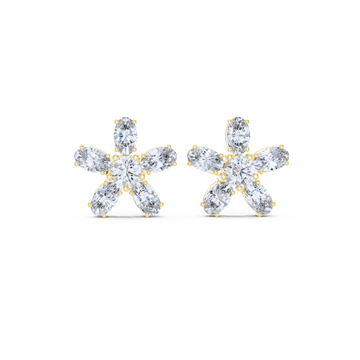 Petal Radiance Diamond Studs