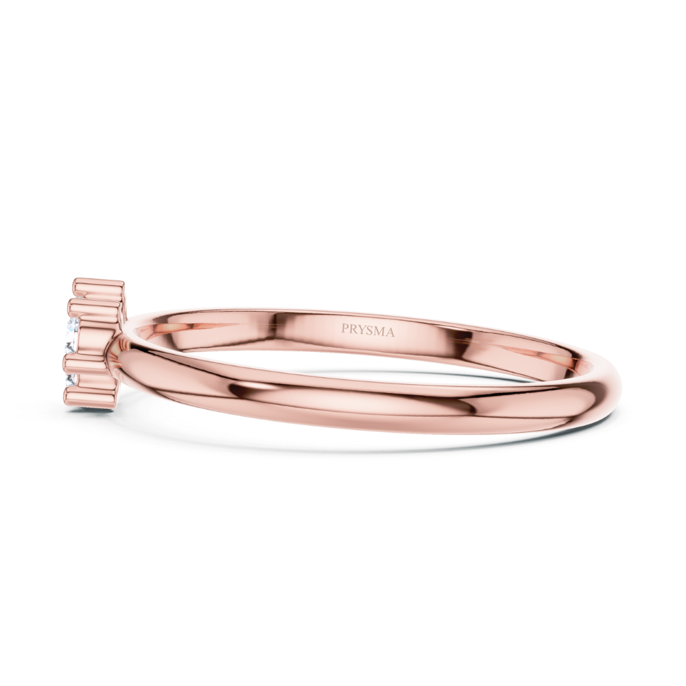 Twin Flame Diamond Ring
